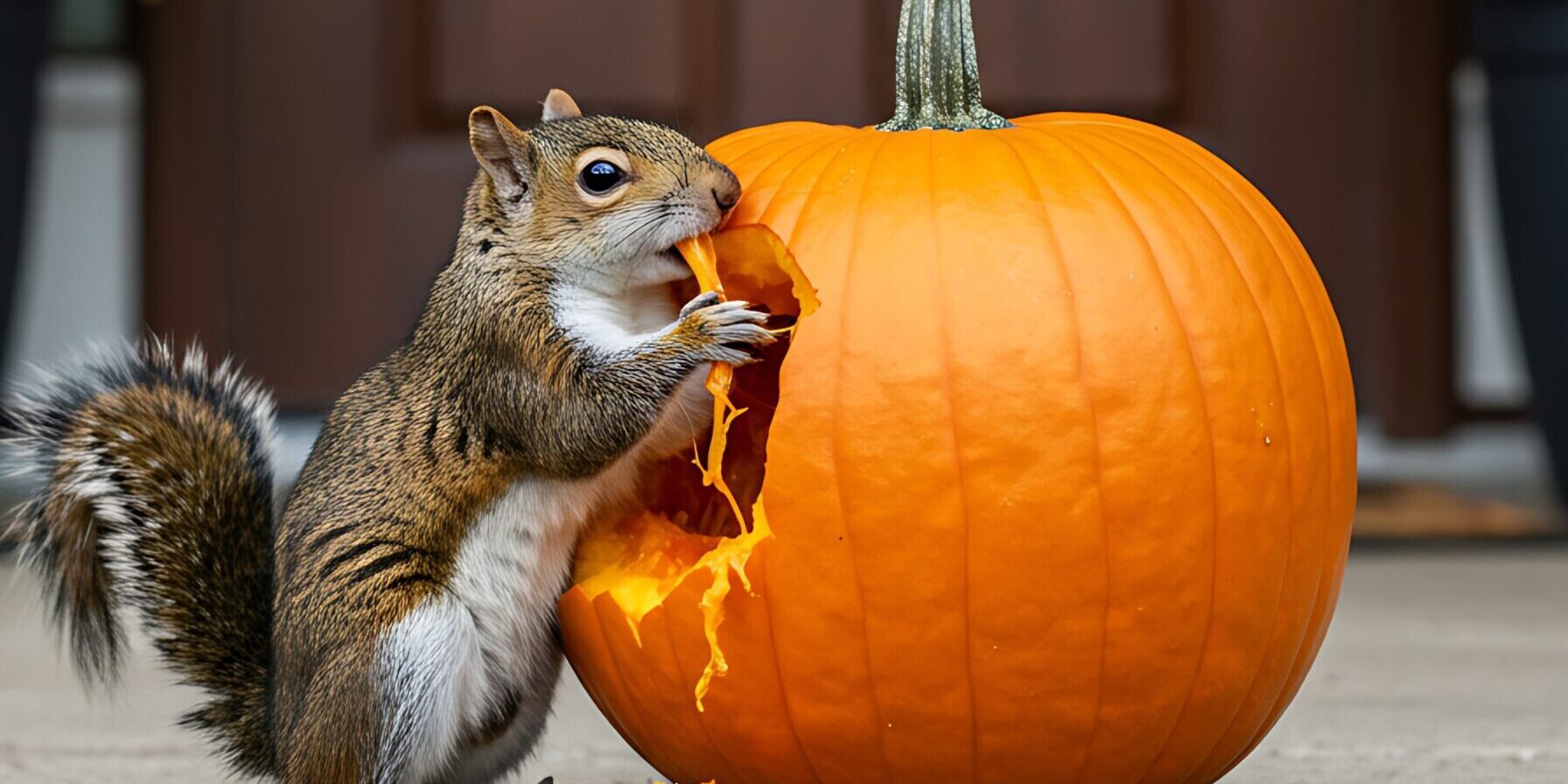 How to Stop Squirrels from Eating Your Pumpkins How to Stop Squirrels from Eating Your Pumpkins
