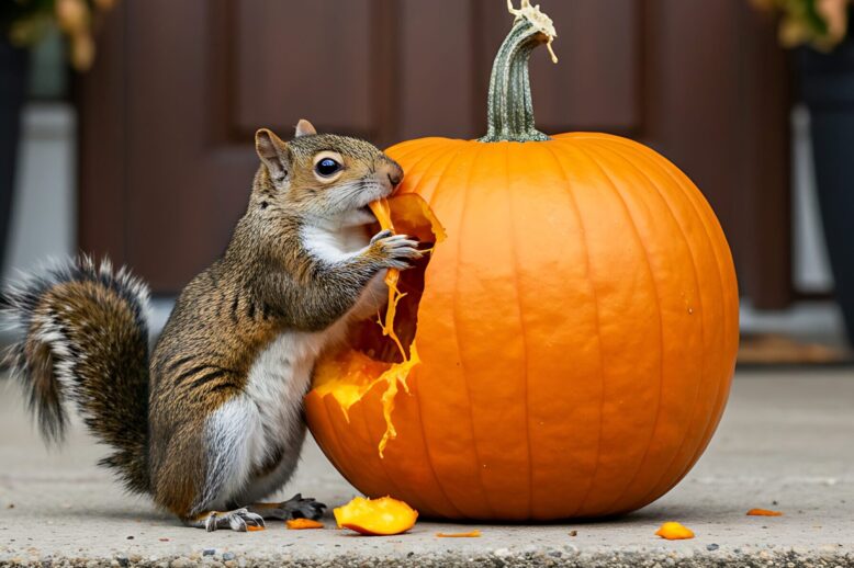 How to Stop Squirrels from Eating Your Pumpkins How to Stop Squirrels from Eating Your Pumpkins
